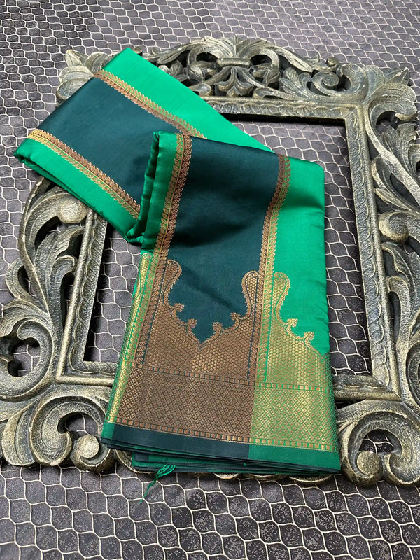 Beautiful Soft Cotton Zari Buta Banarasi Saree