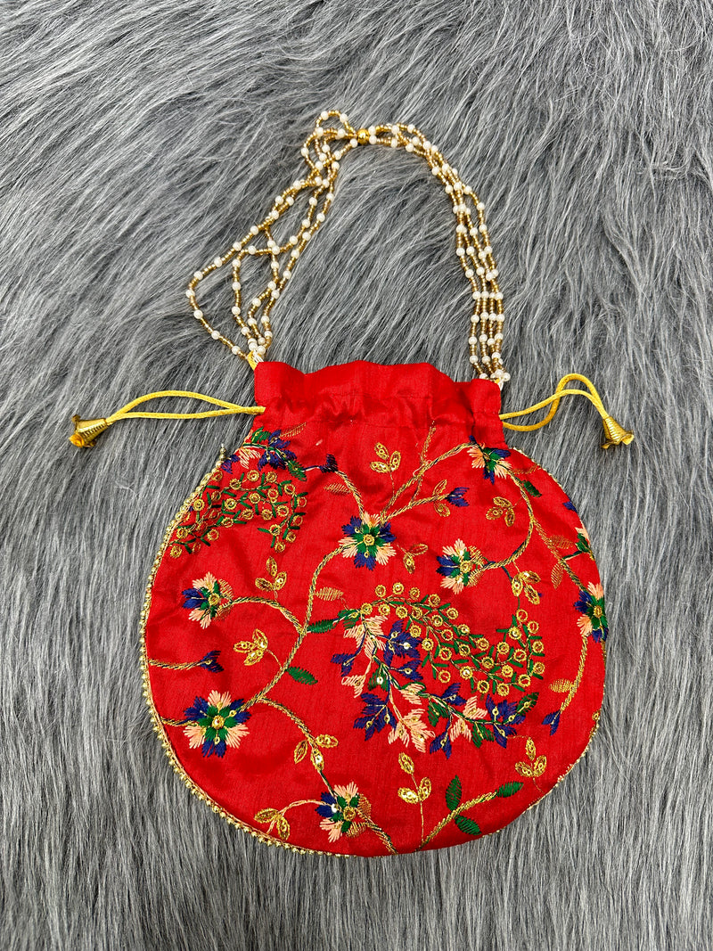 Embroidered Women's Potli Bags