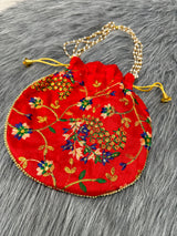 Embroidered Women's Potli Bags