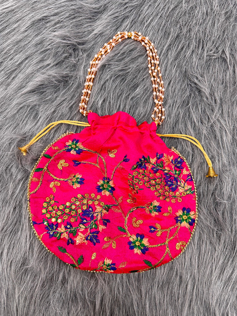 Embroidered Women's Potli Bags