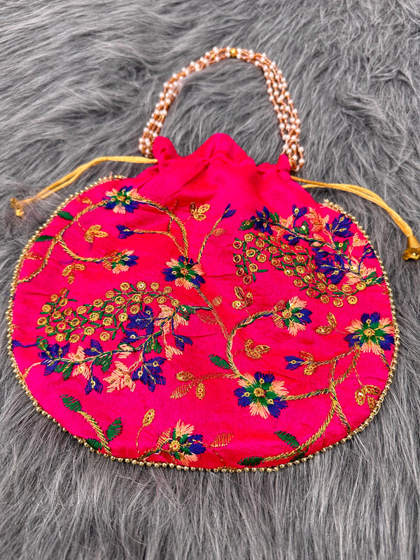 Embroidered Women's Potli Bags