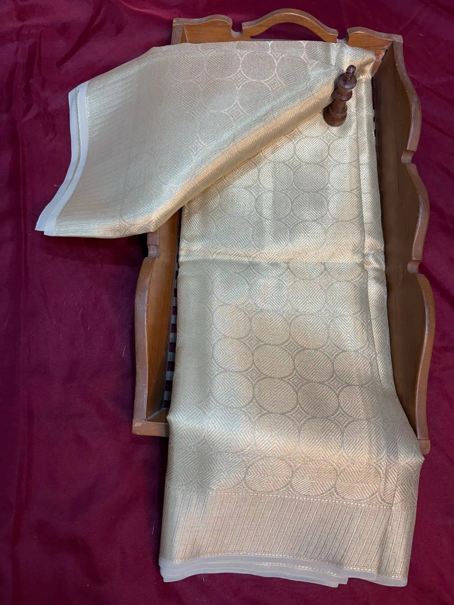 Premium Embossed Weave Softsilk Banarasi Saree