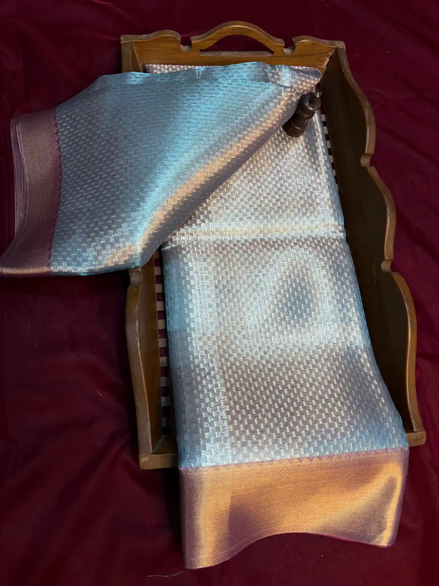 Premium Embossed Weave Softsilk Banarasi Saree