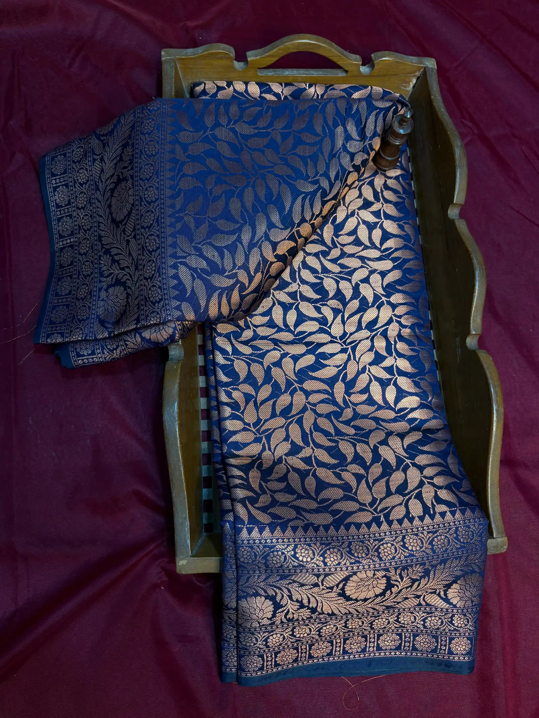 Premium Embossed Weave Softsilk Banarasi Saree