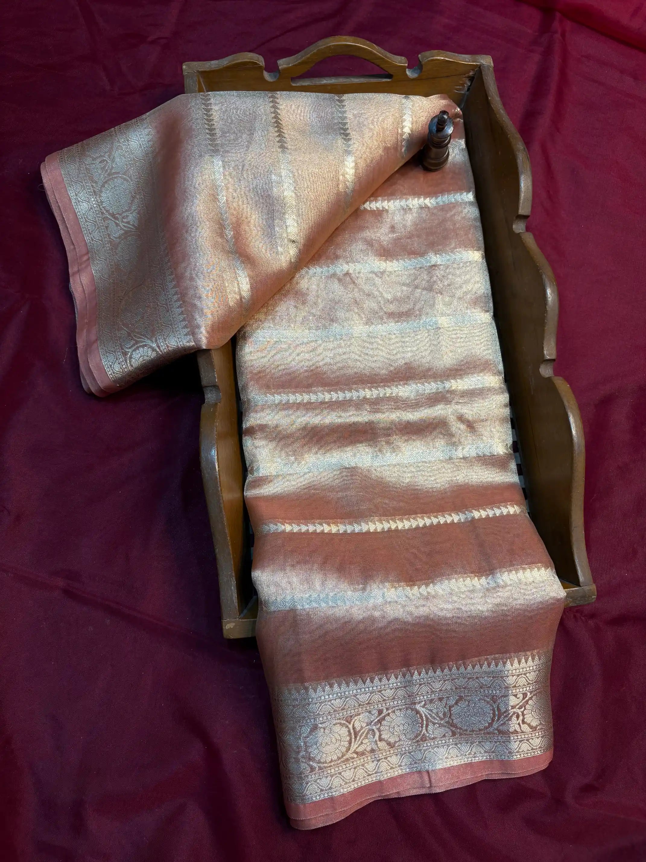 Premium Embossed Weave Softsilk Banarasi Saree