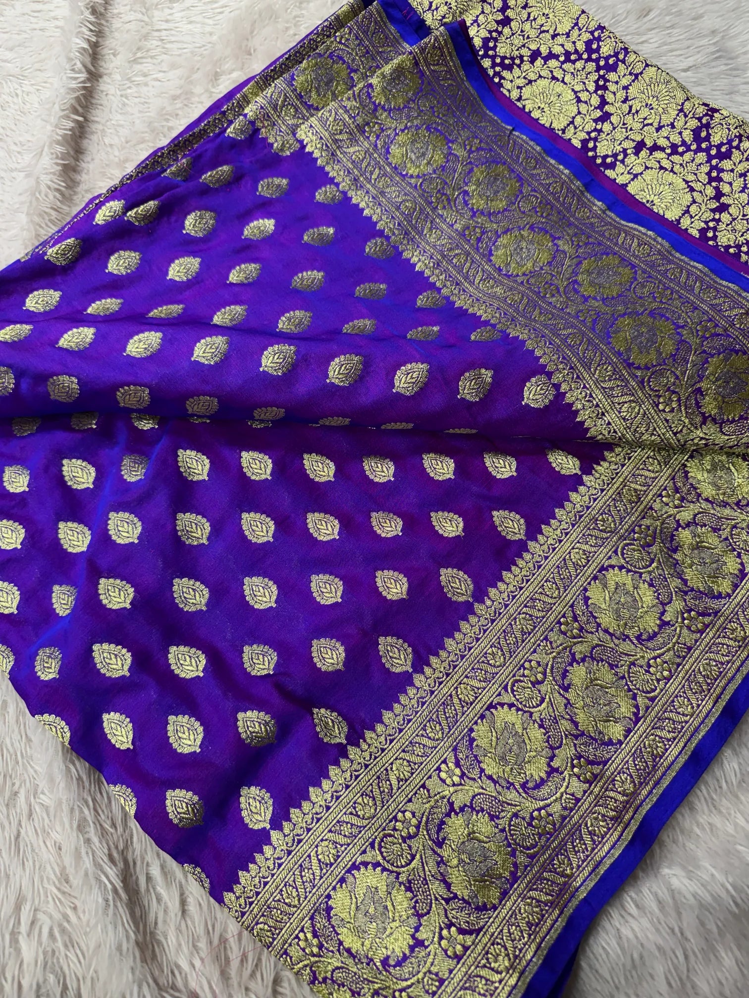 Premium Satin Silk Bridal Banarasi Saree