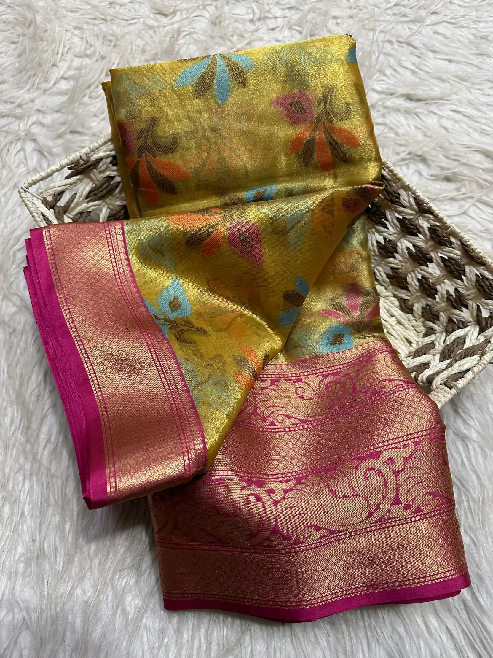 Premium Softsilk Heritage Weave Banarasi Saree