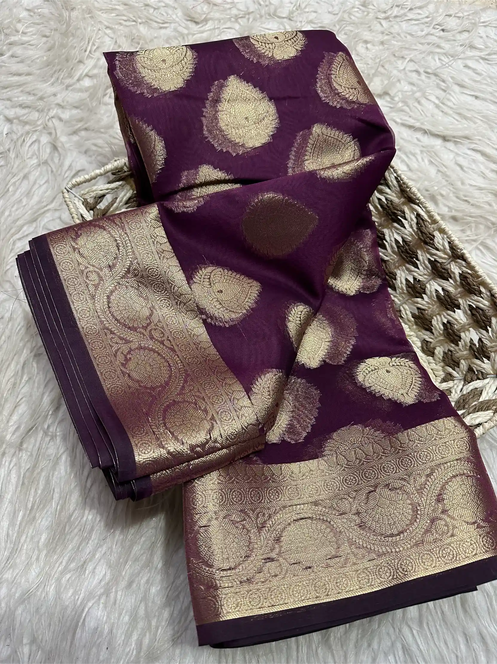 Premium Softsilk Heritage Weave Banarasi Saree