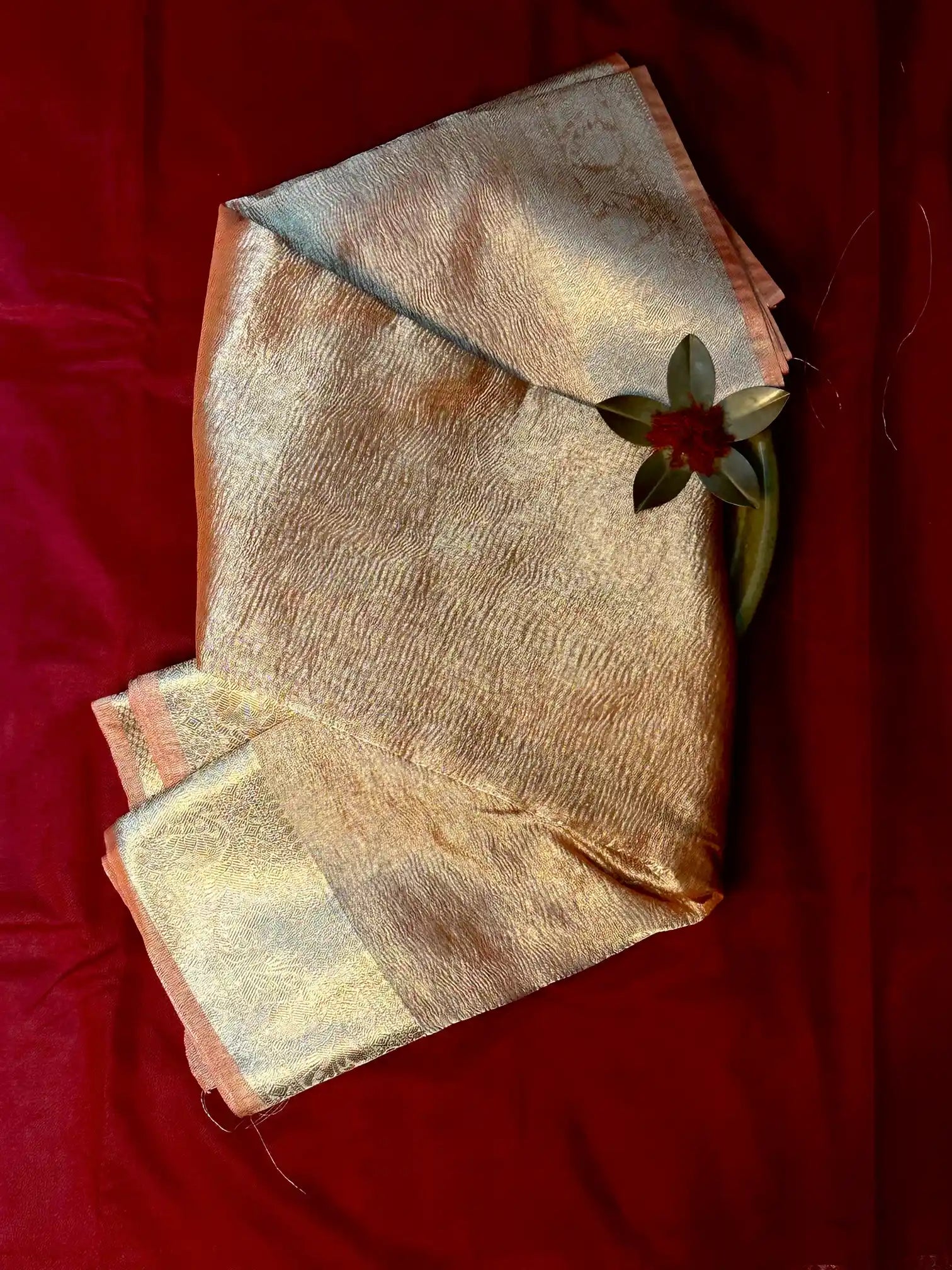 Premium Traditional Crush Tissue Silk Banarasi Saree