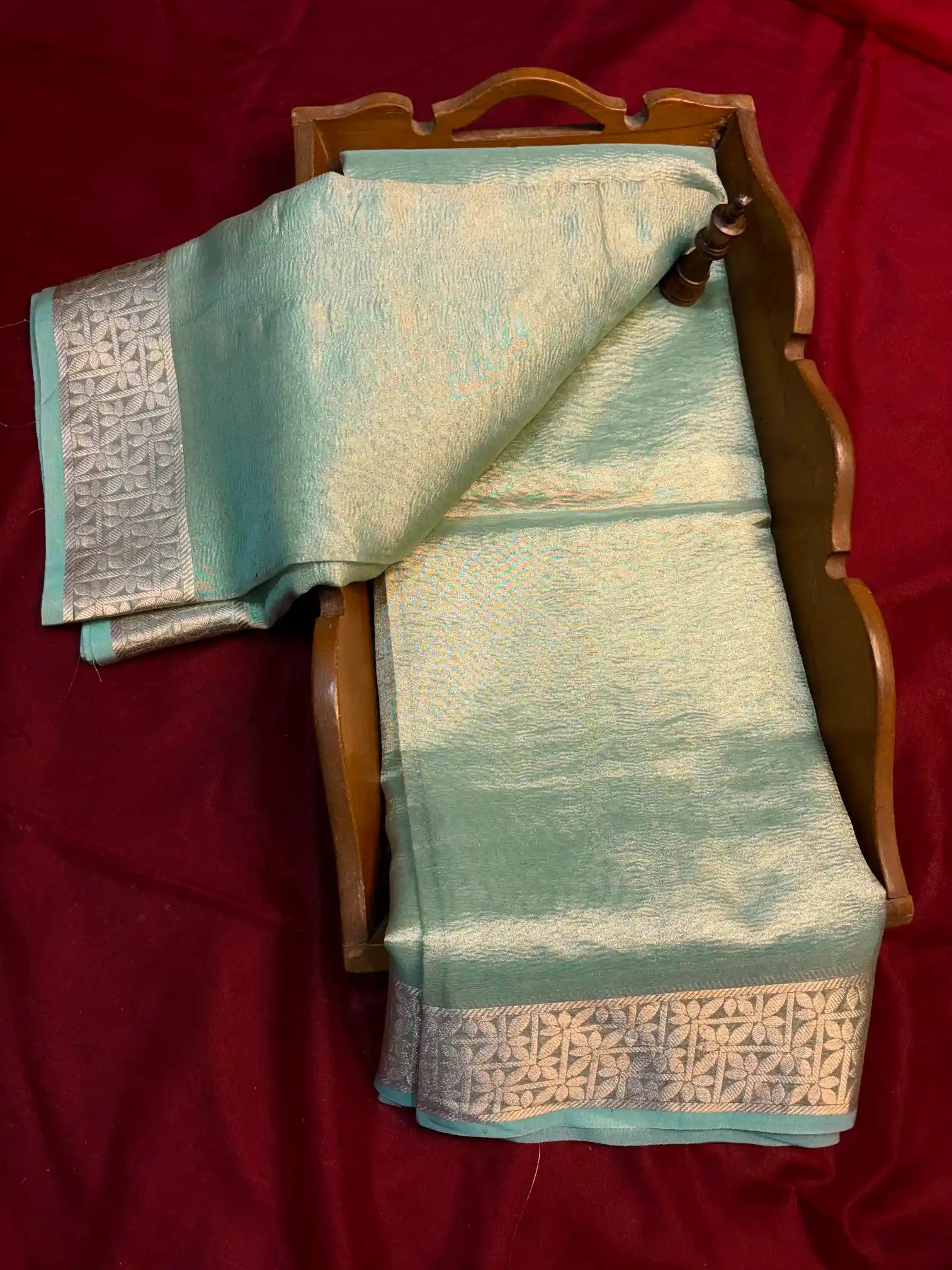 Premium Traditional Crush Tissue Silk Banarasi Saree
