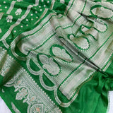 Pretty Exclusive Shades in Chinia Silk Banarasi Saree