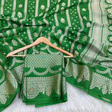 Pretty Exclusive Shades in Chinia Silk Banarasi Saree