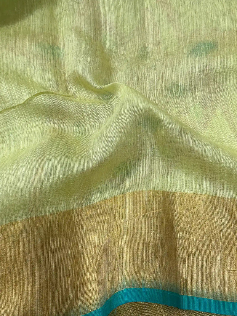 Pure Matka Silk Hand Dyed Banarasi Saree 