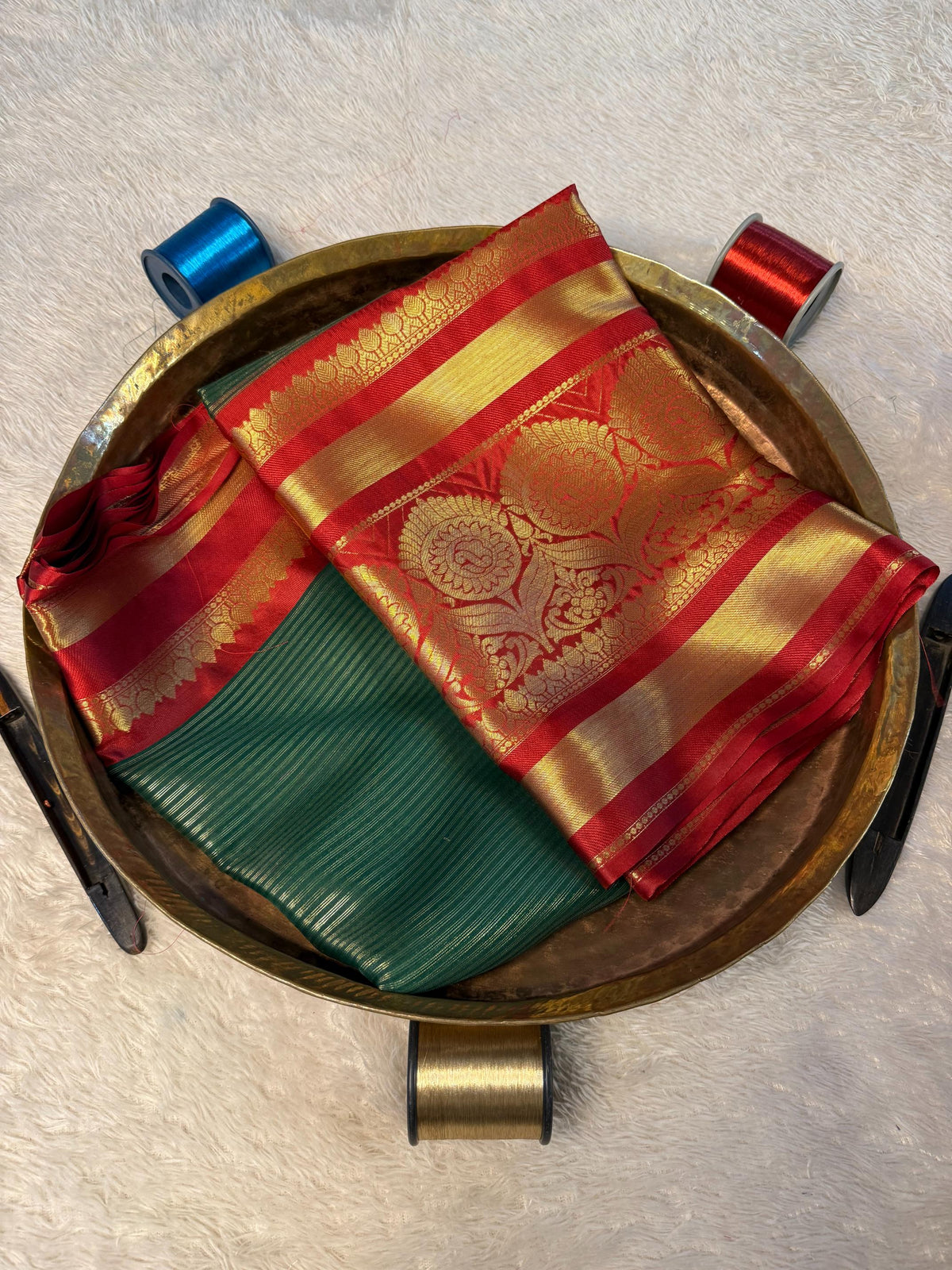 Eccentric zari weave Softsilk Banarasi Saree