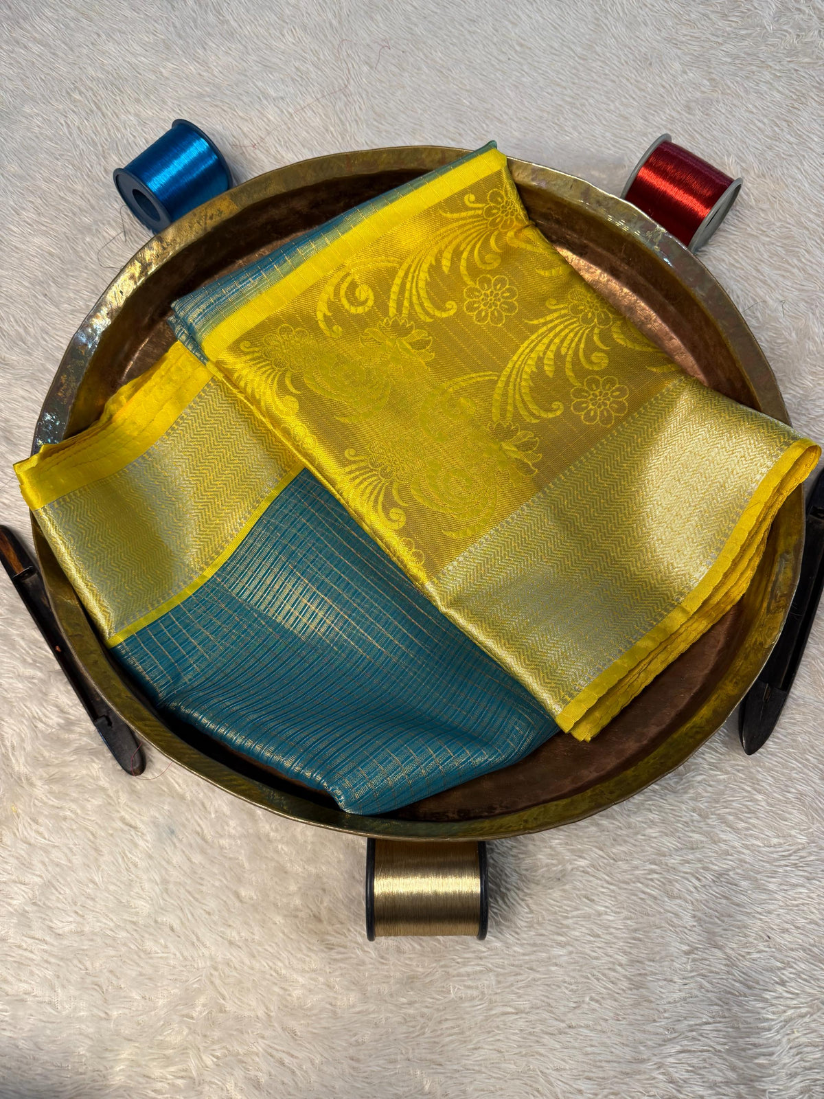 Eccentric zari weave Softsilk Banarasi Saree