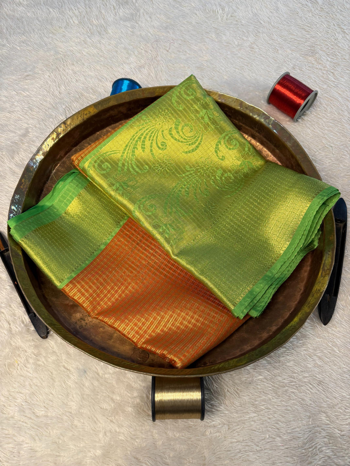 Eccentric zari weave Softsilk Banarasi Saree