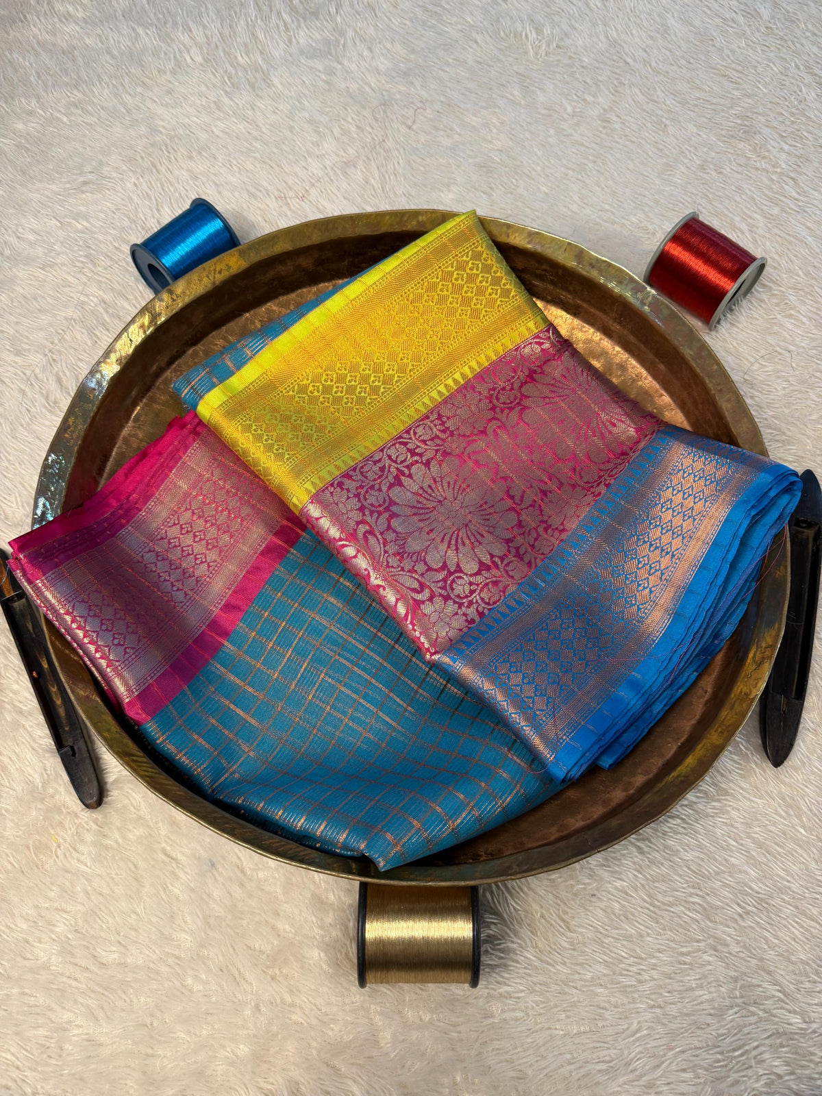 Eccentric zari weave Softsilk Banarasi Saree