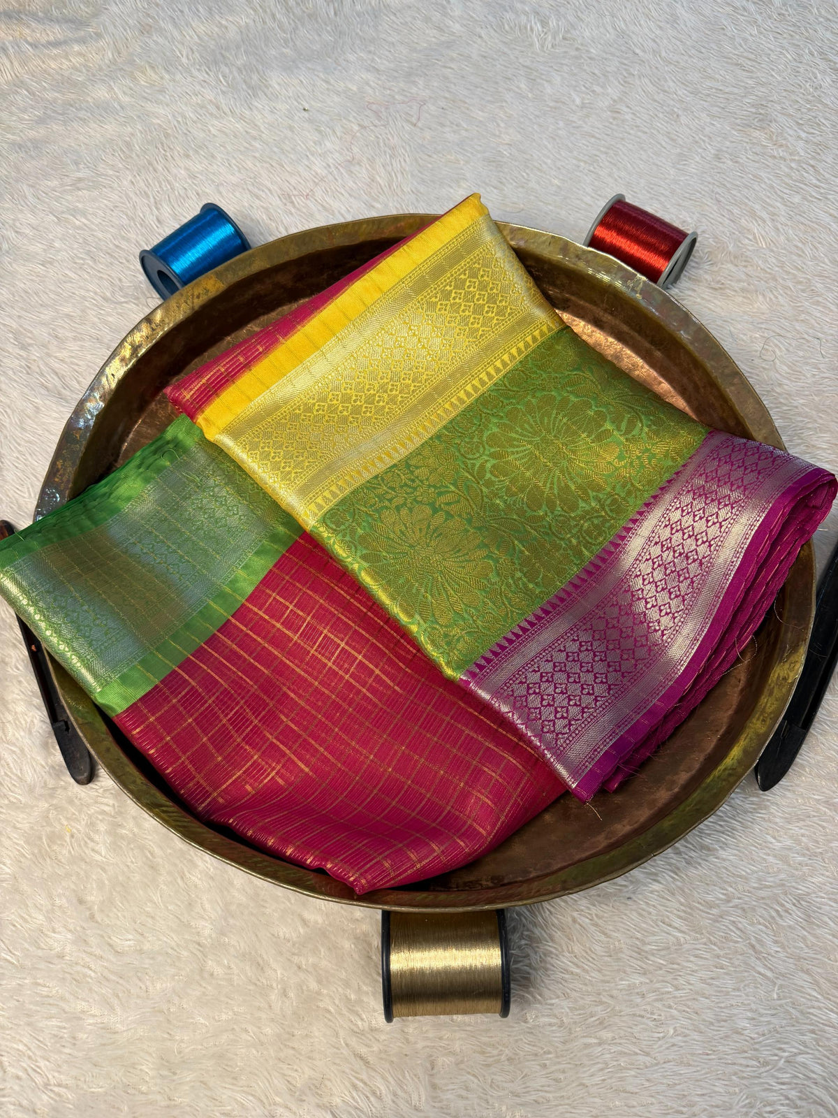 Eccentric zari weave Softsilk Banarasi Saree