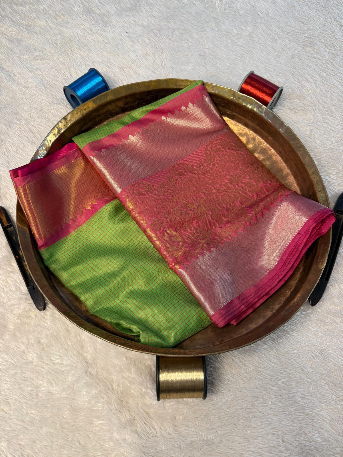 Eccentric zari weave Softsilk Banarasi Saree