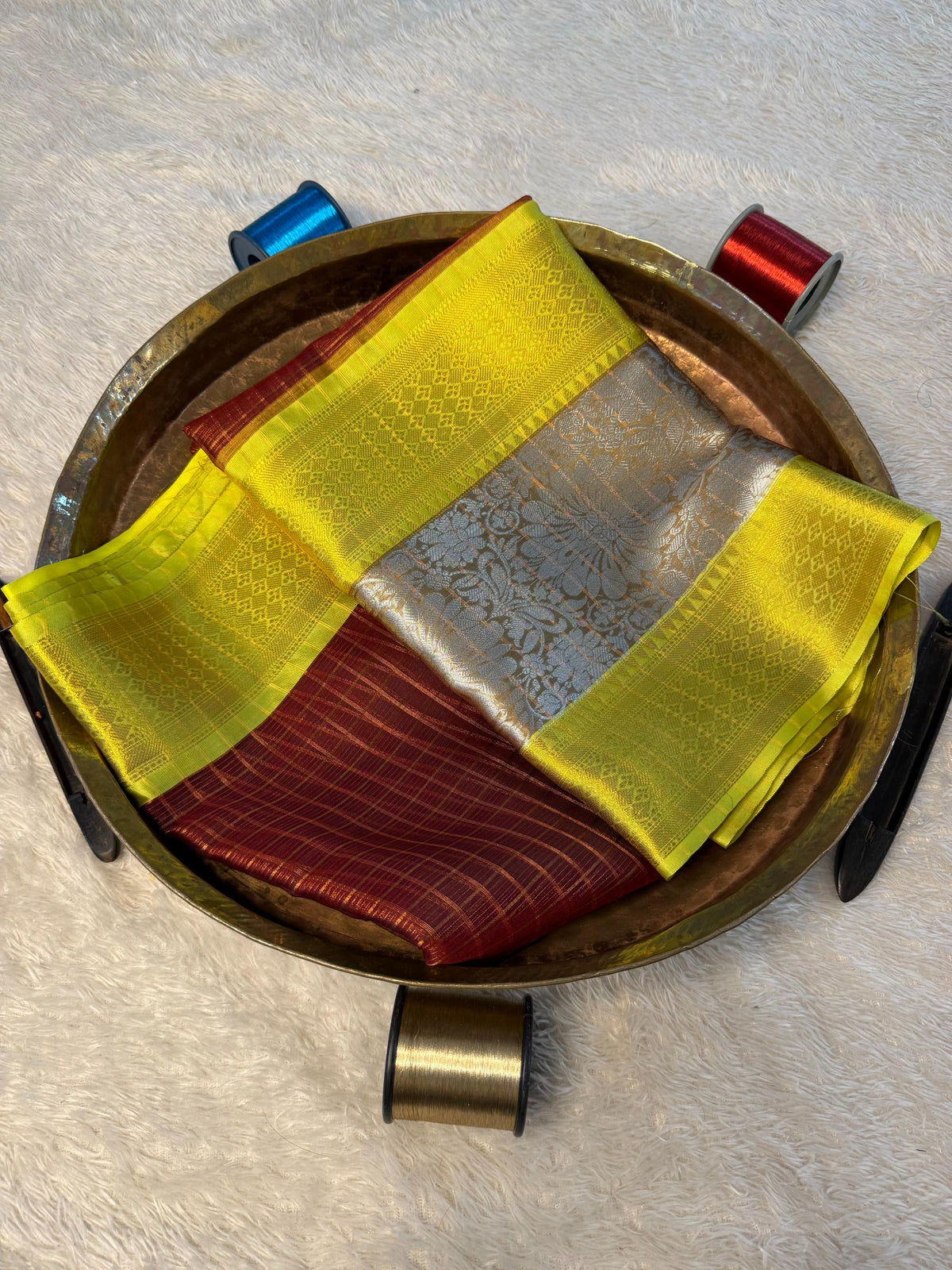 Eccentric zari weave Softsilk Banarasi Saree
