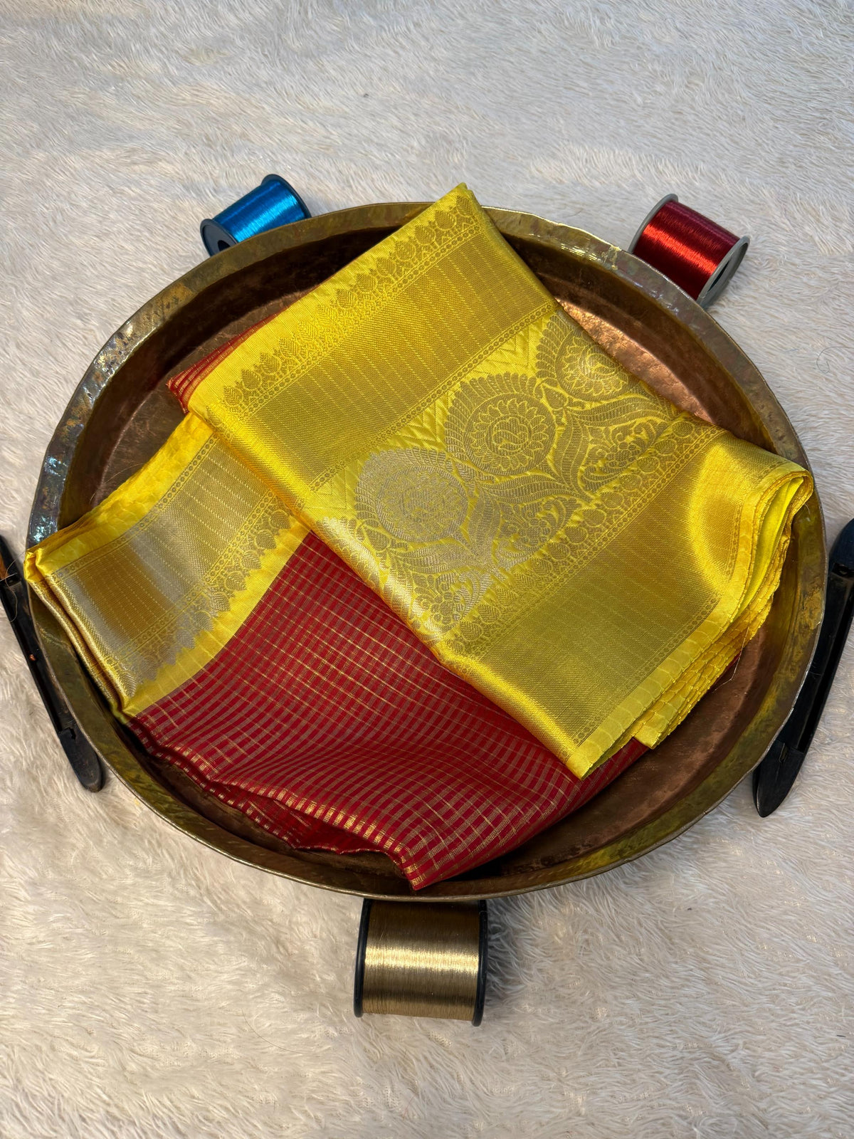 Eccentric zari weave Softsilk Banarasi Saree