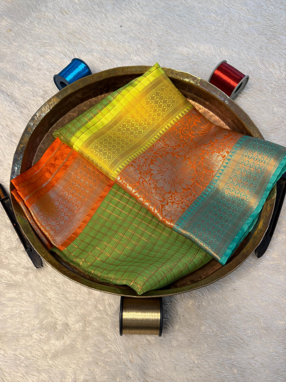 Eccentric zari weave Softsilk Banarasi Saree
