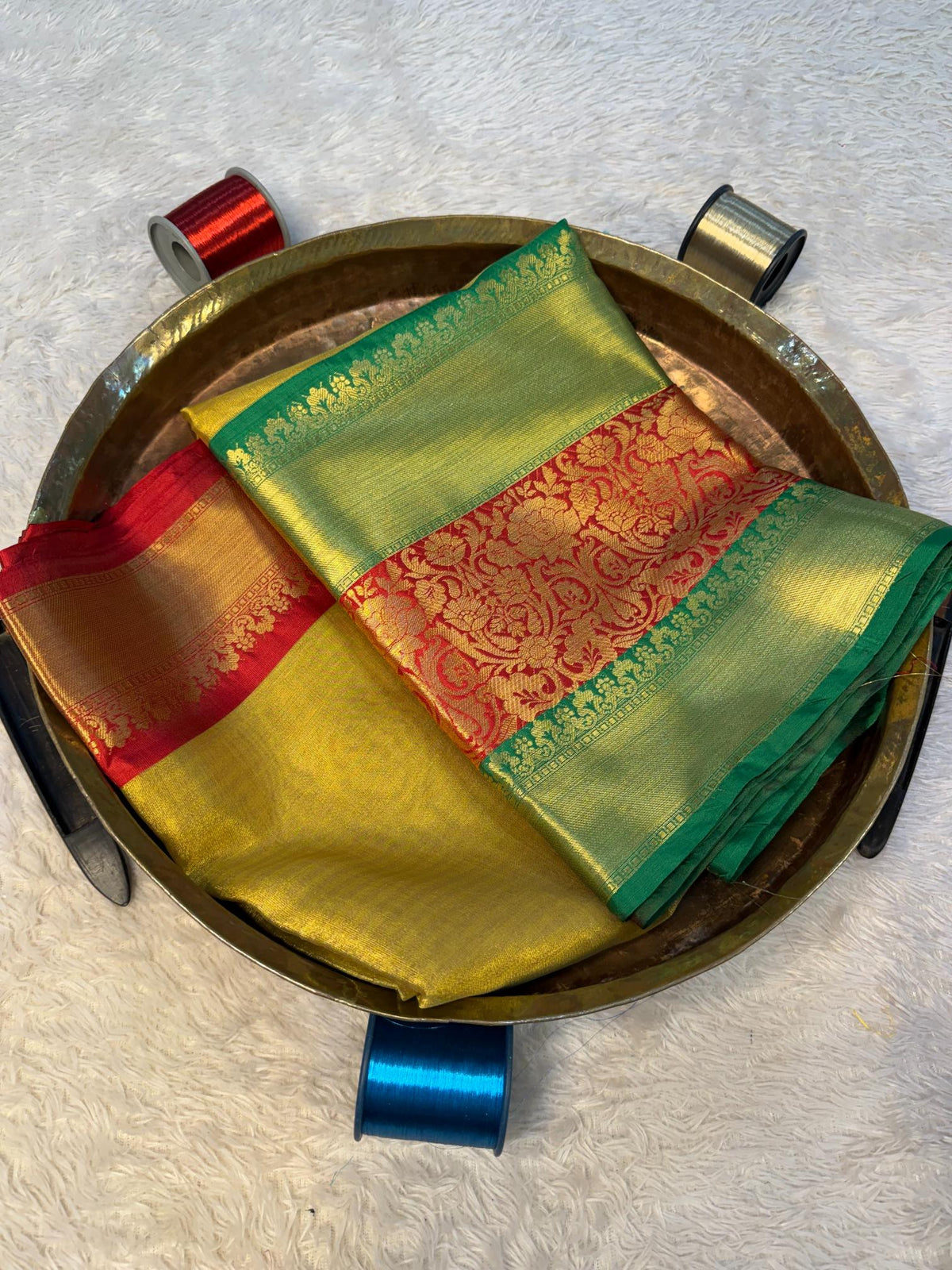 Eccentric zari weave Softsilk Banarasi Saree