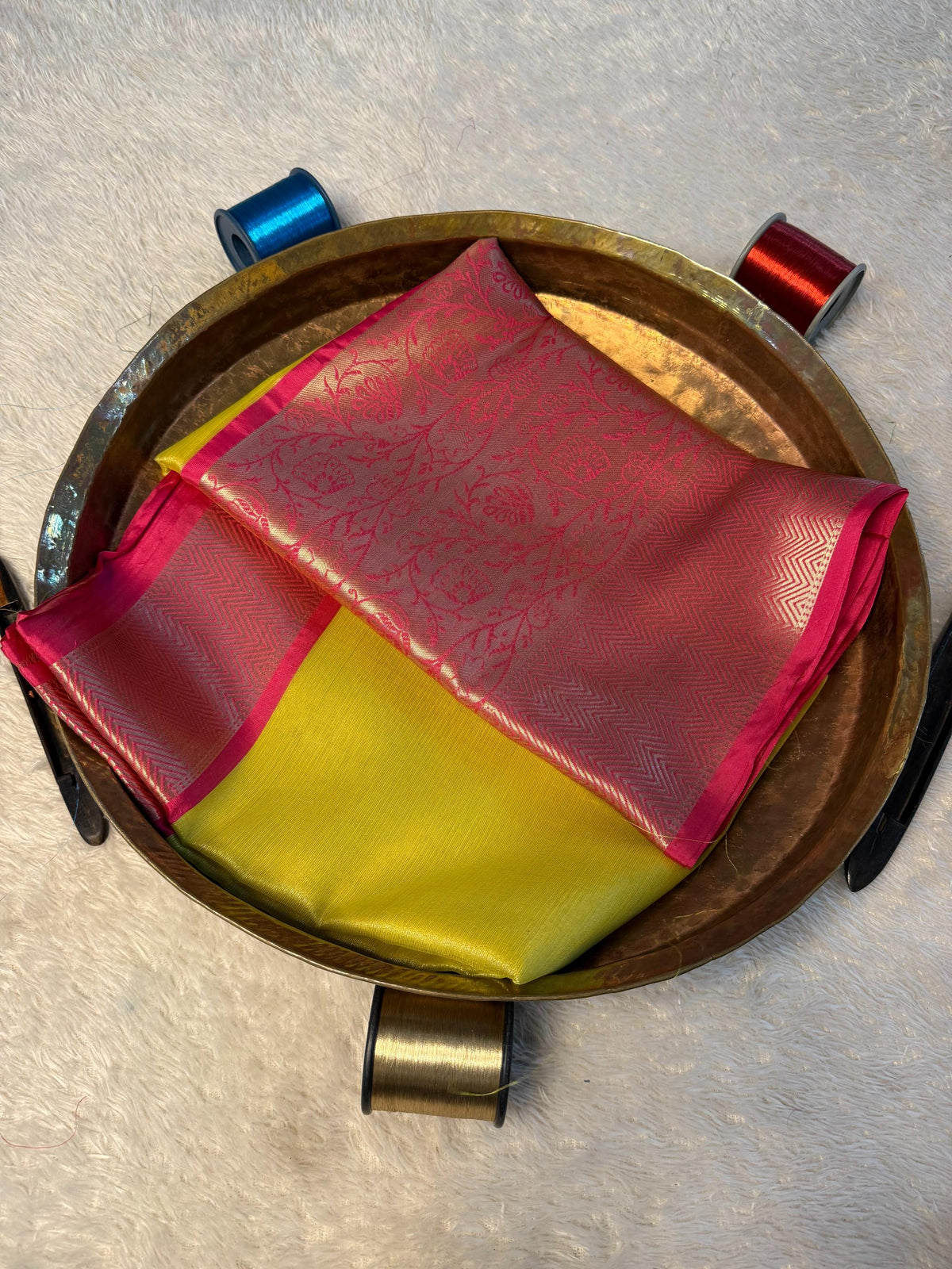 Eccentric zari weave Softsilk Banarasi Saree