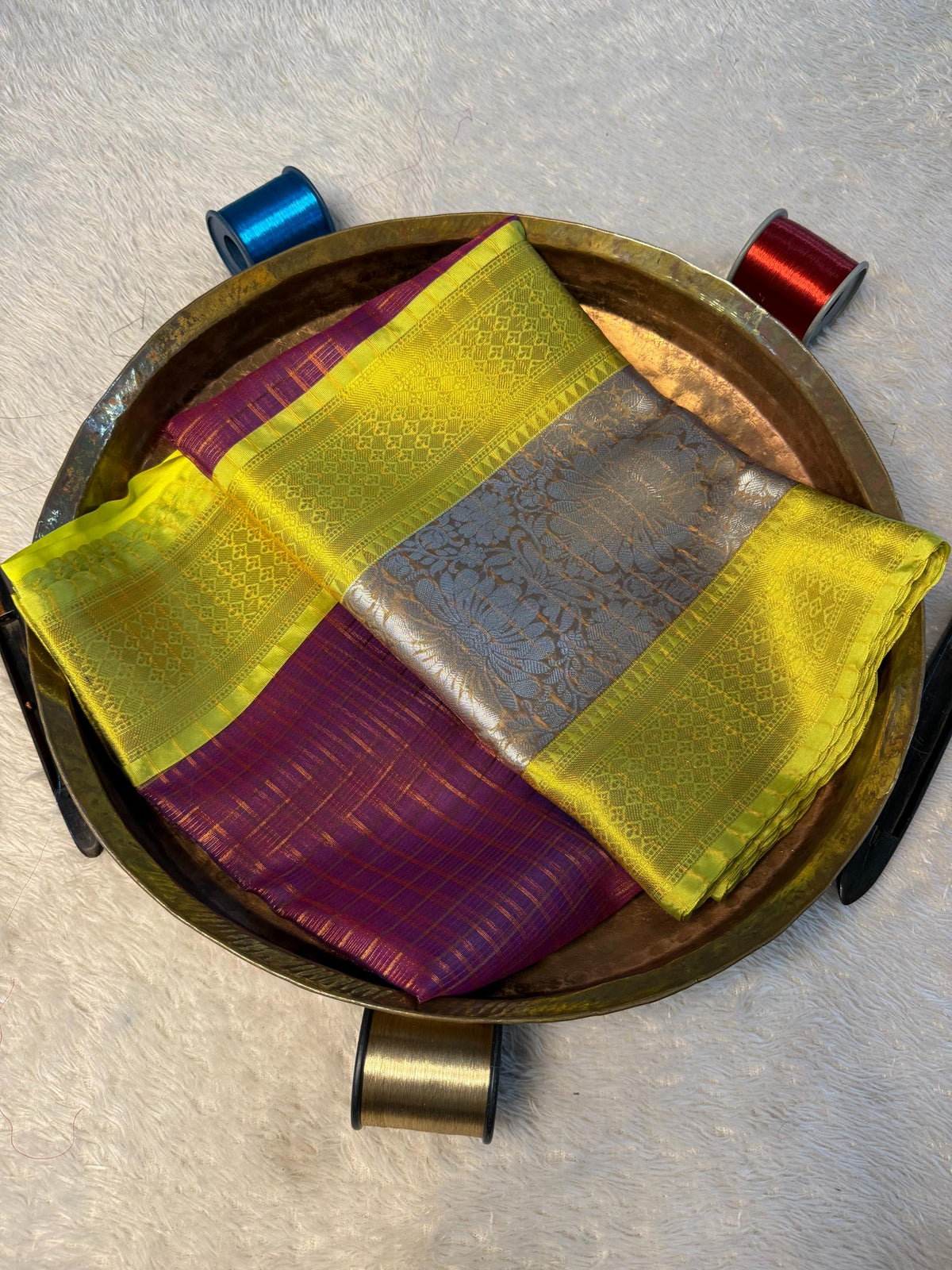 Eccentric zari weave Softsilk Banarasi Saree