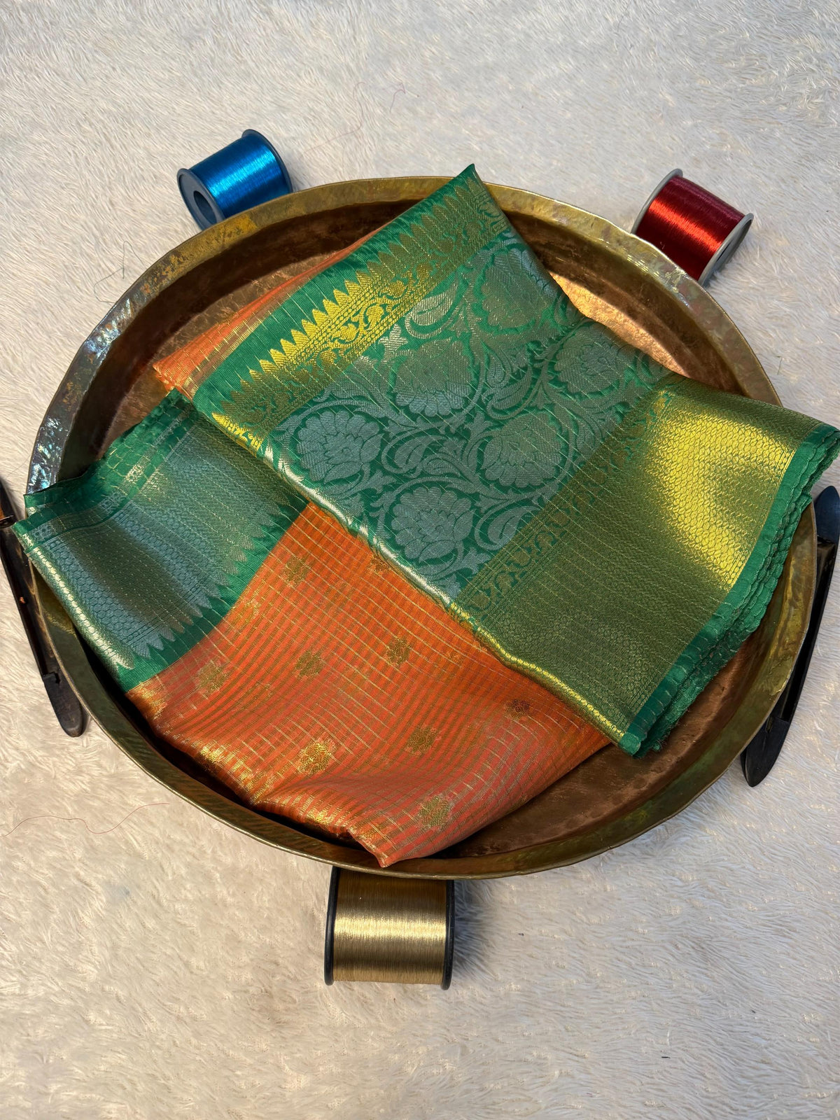 Eccentric zari weave Softsilk Banarasi Saree