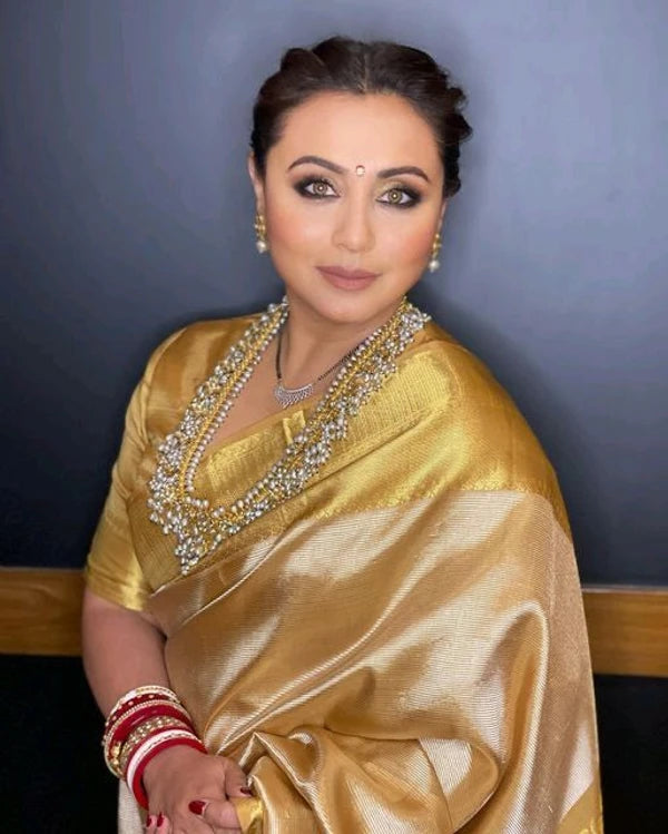 Rani Mukherjee Ma’am Inspired Kanjeevaram Tissue Silk Saree