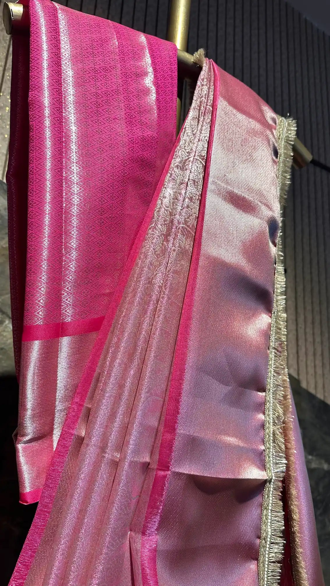 Ready To Wear Kanjivaram Tissue Designer Saree