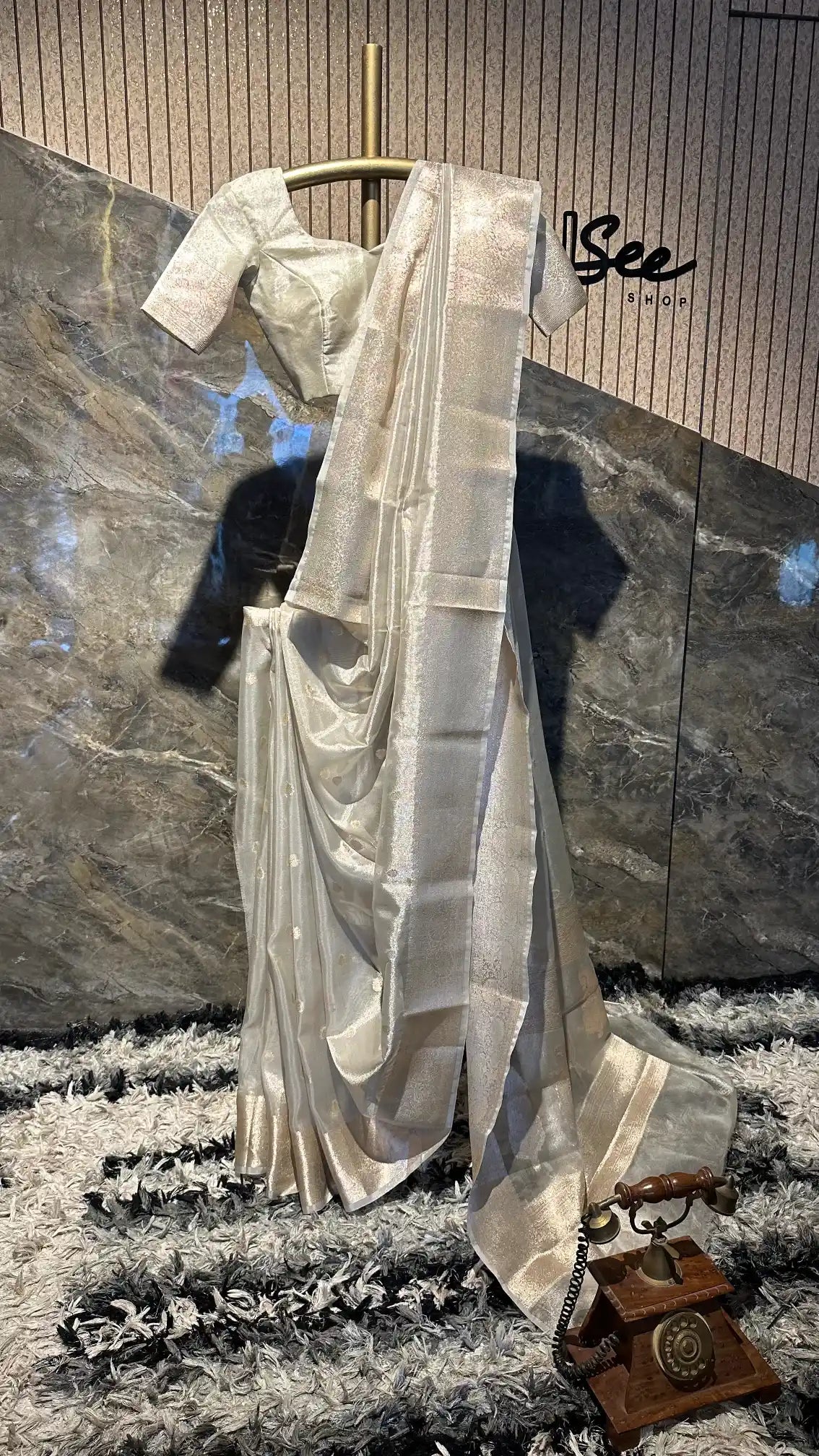 Ready To Wear Soft Tissue Exclusive Banarasi Saree