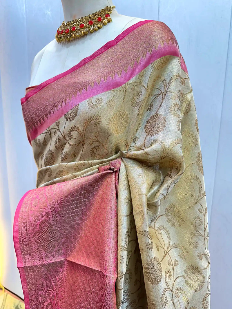 Ready To Wear Soft Tissue Silk Saree