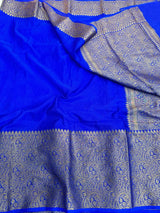 Royal Blue Warm Silk Banarasi Saree