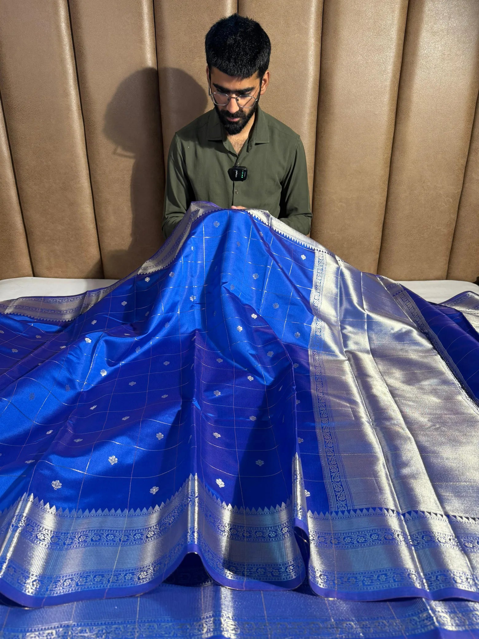 Sai Pallavi inspired Softsilk heritage weave saree