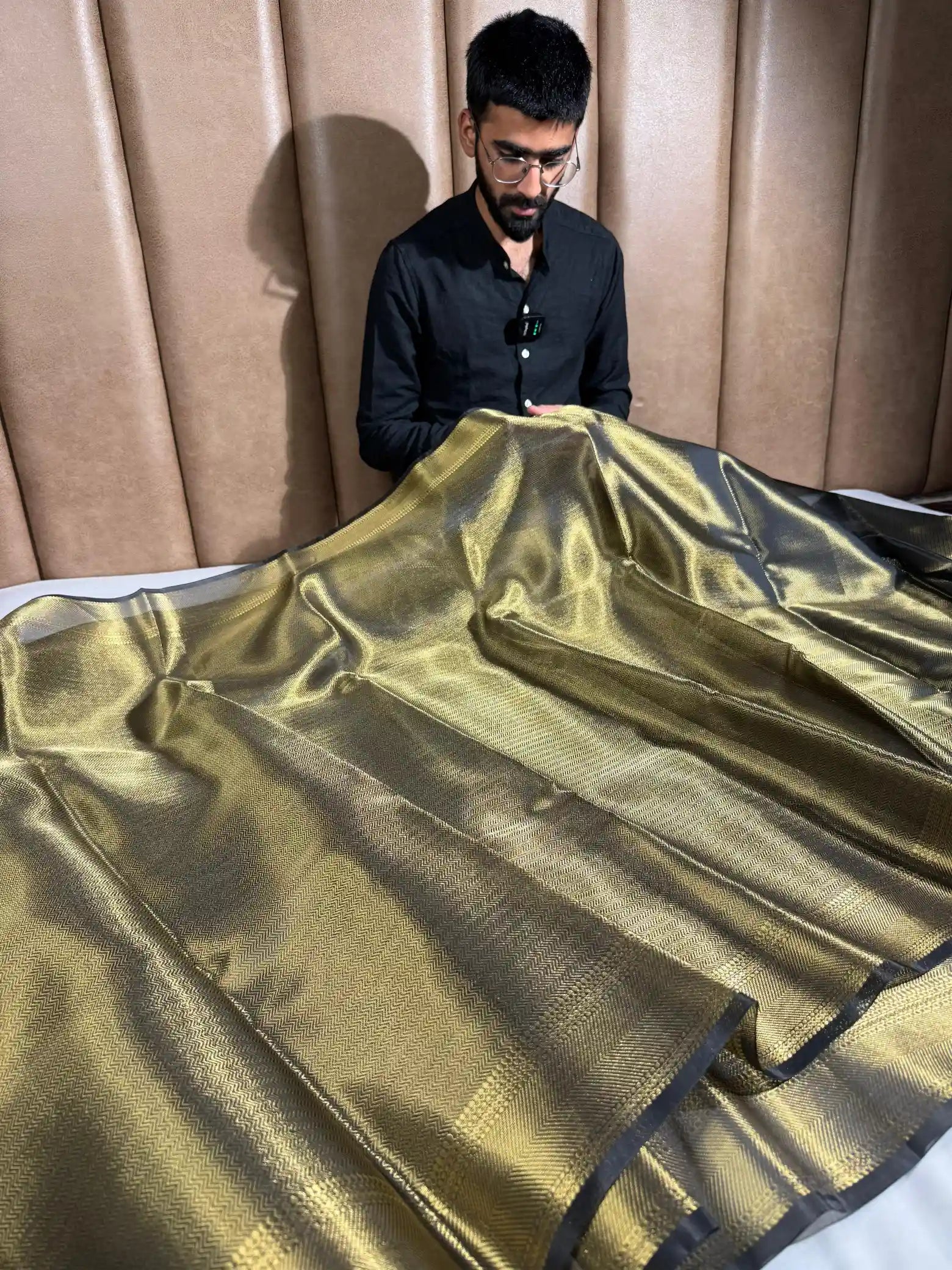 Sai Pallavi ma’am Inspired Kanjivaram Brocade Tissue Saree