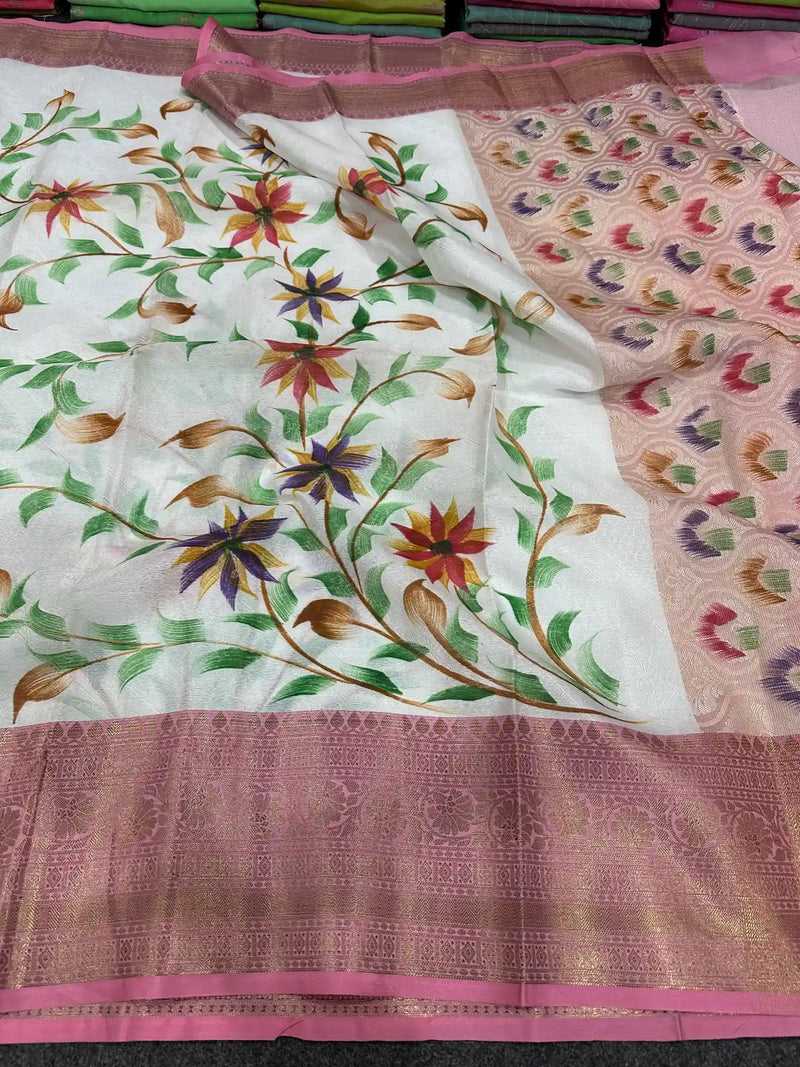 Subtle Softsilk Traditional Banarasi Saree