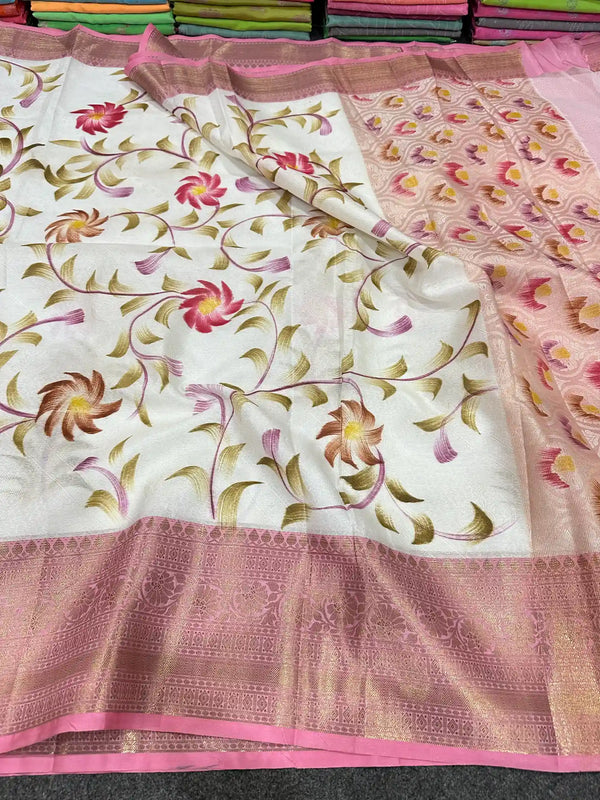 Subtle Softsilk Traditional Banarasi Saree