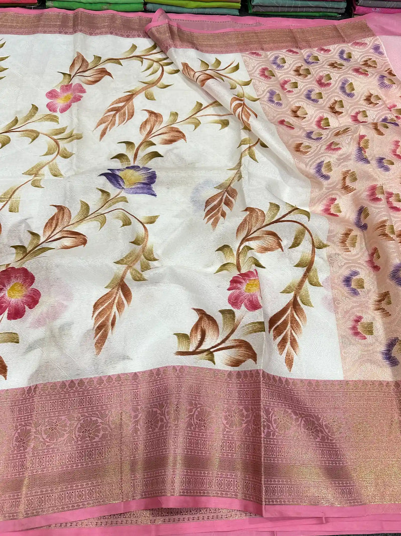 Subtle Softsilk Traditional Banarasi Saree