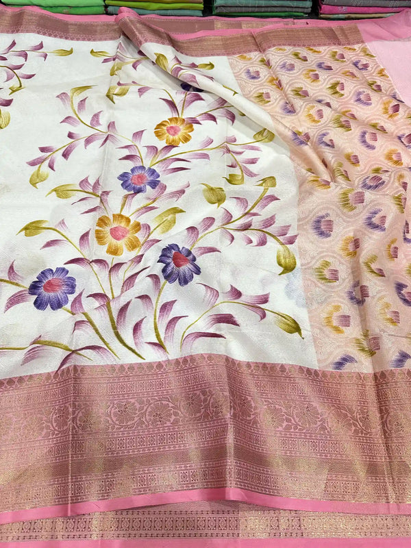 Subtle Softsilk Traditional Banarasi Saree