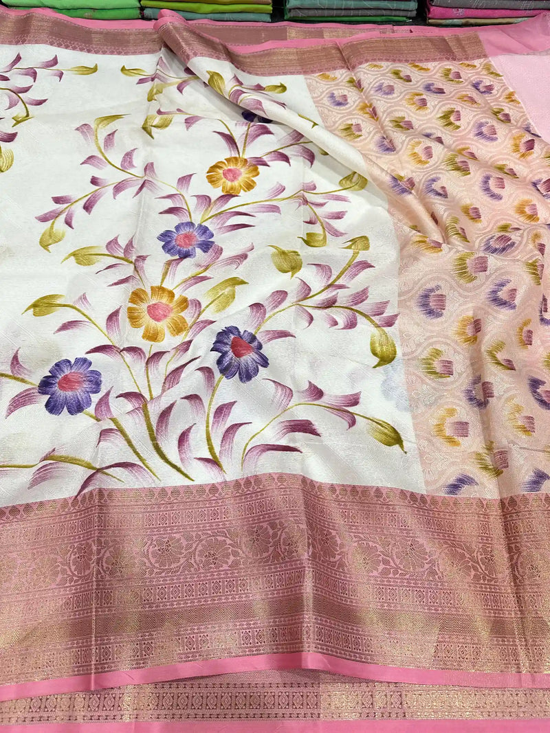 Subtle Softsilk Traditional Banarasi Saree