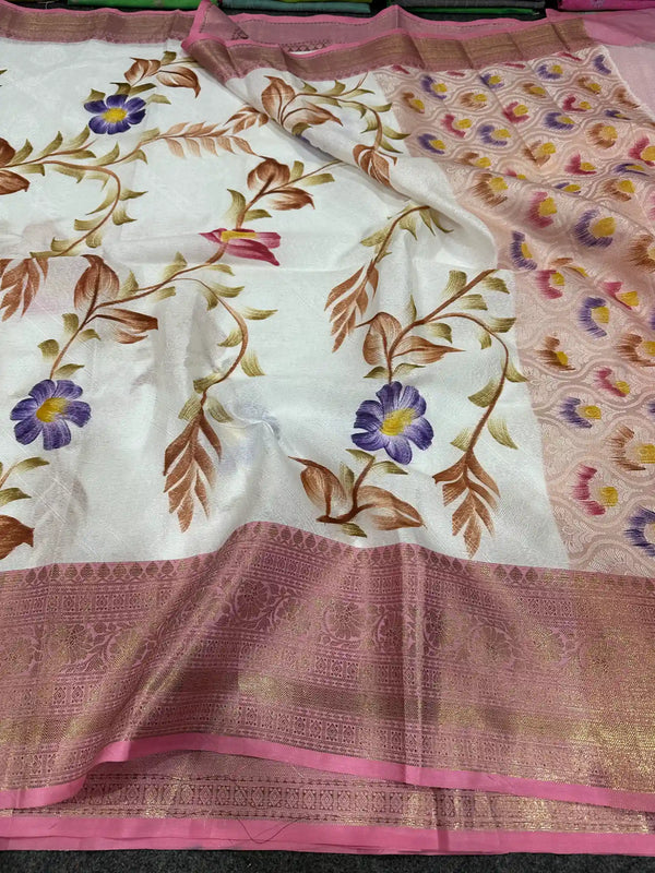 Subtle Softsilk Traditional Banarasi Saree