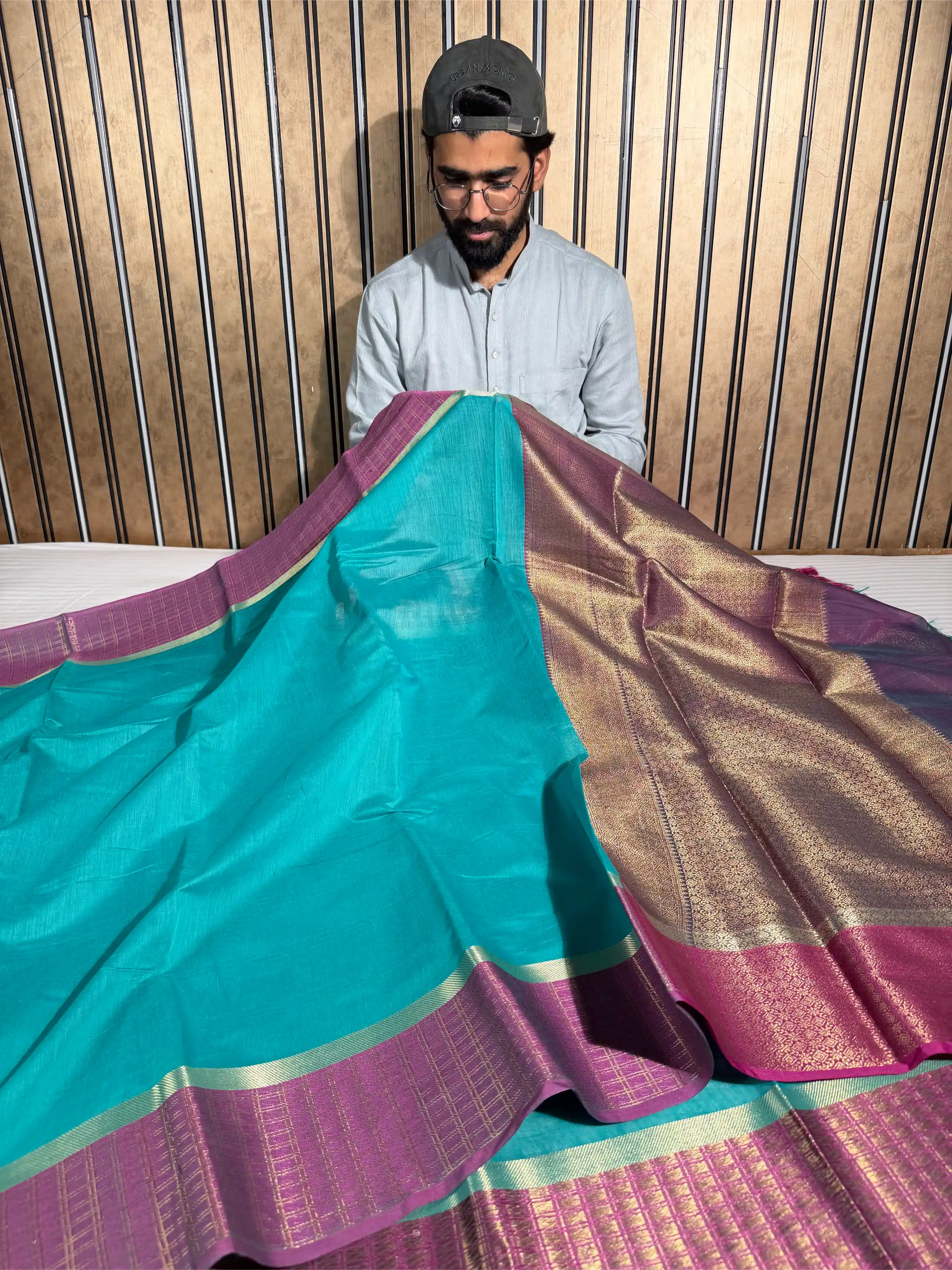 Sea Green Soft Silk Traditional Banarasi Saree