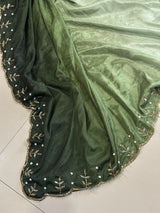 Shimmery Softsilk Designer Saree