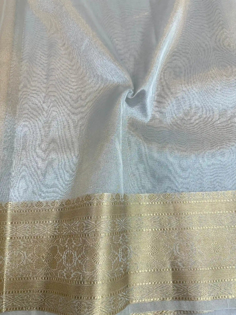 Shraddha Kapoor Ma’am Inspired Glass Tissue Silk Banarasi Saree