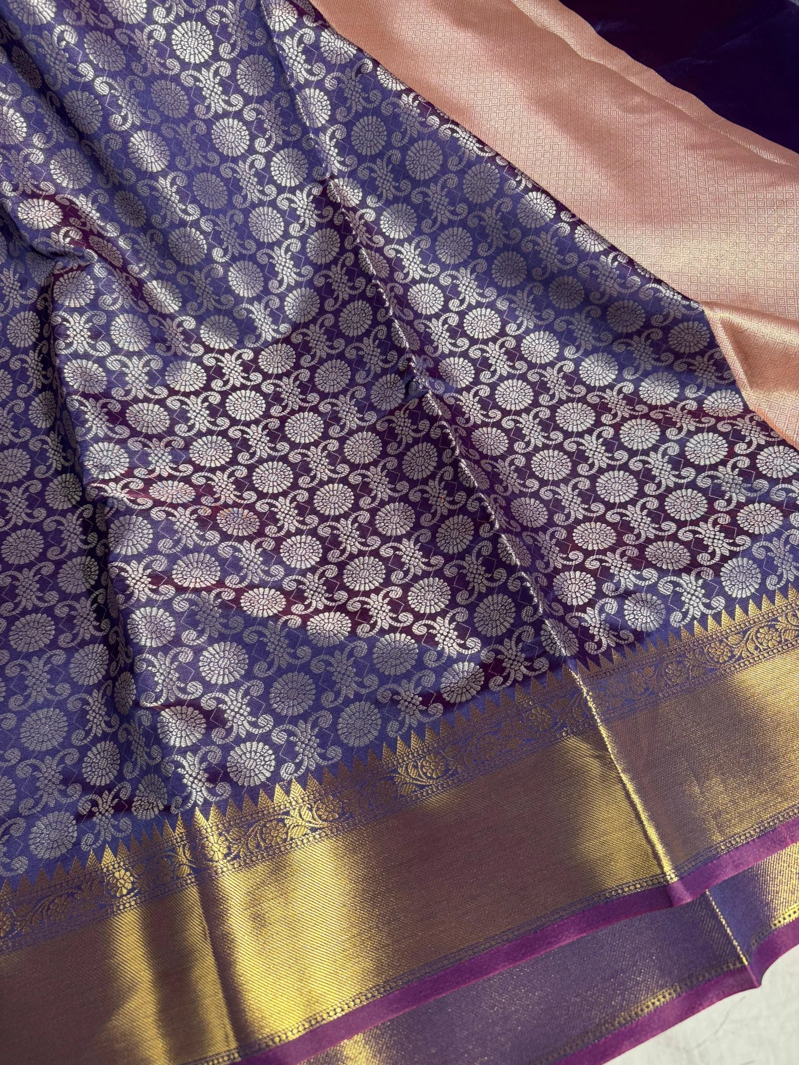 Shruti Hasan ma'am inspired dharmavarm pattu saree with rich pallu and blouse