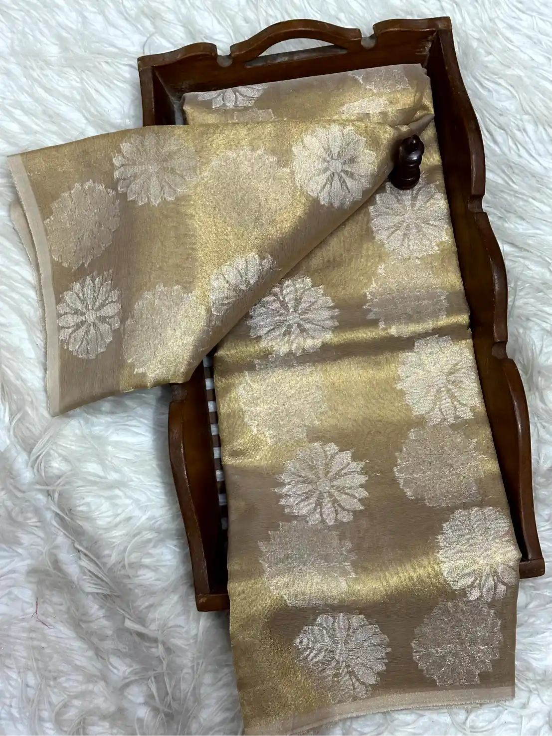 Soft Tissue Traditional Jacquard Banarasi Saree