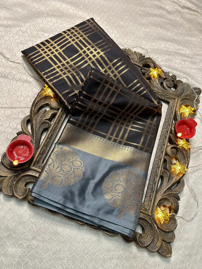 Softsilk Exclusive Jacquard Banarasi Saree