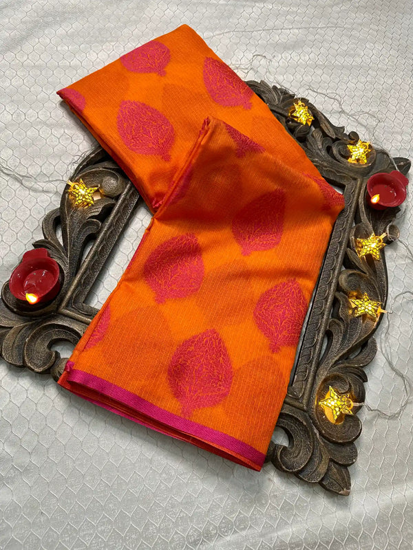 Softsilk Exclusive Jacquard Banarasi Saree